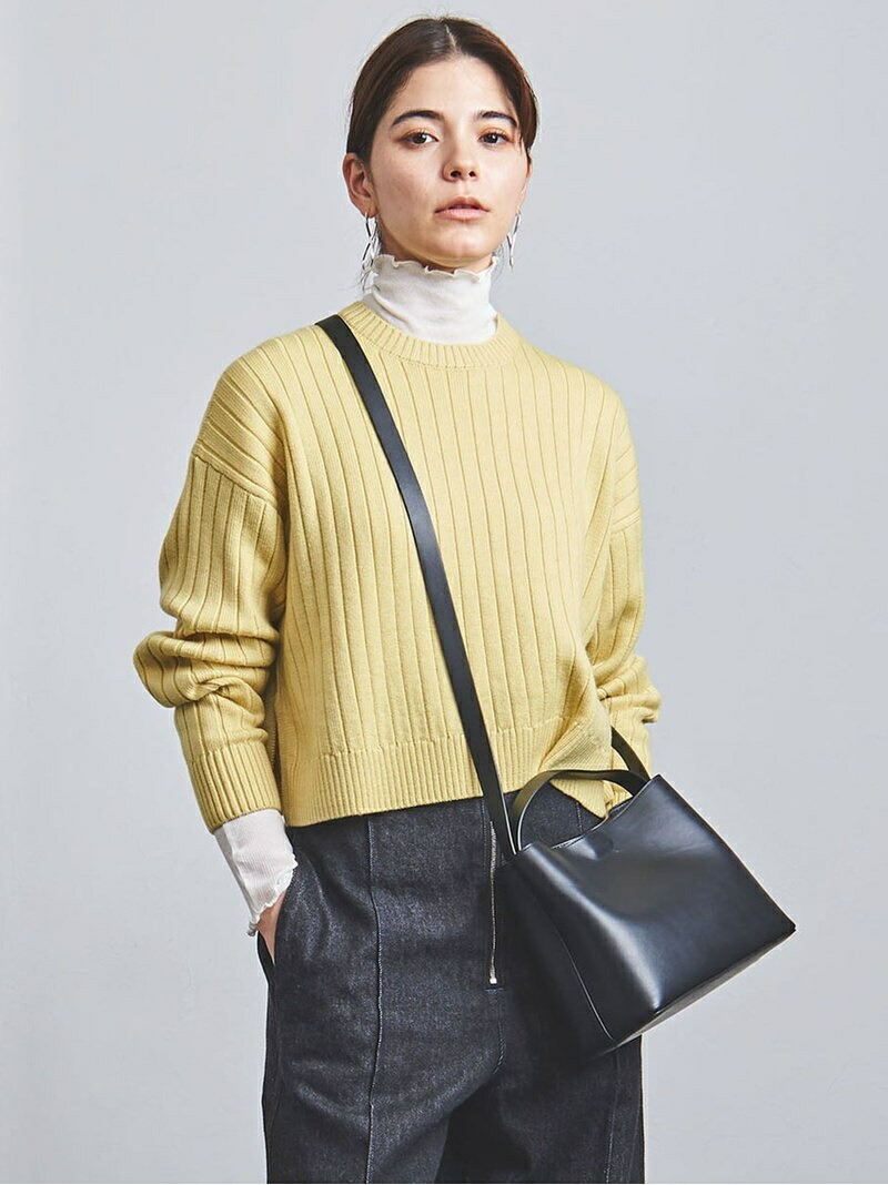 Uwsc W リブ ショート ニット United Arrows ユナイテッドアローズ ニット 長袖ニット イエロー グレー ホワイト 先行予約 送料無料 Rakuten Fashion Sandjfisheries Co Uk