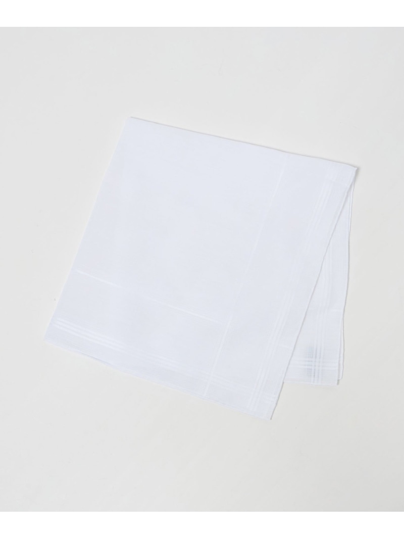 ＜SIMONNOT GODARD＞白いこと 益荒男 /隠し旗がしら UNITED ARROWS ユナイテッドアローズ 流行り物雑貨 汗手拭い・お手て西洋手ぬぐい 白いこと【貨物輸送無料】[ Fashion]