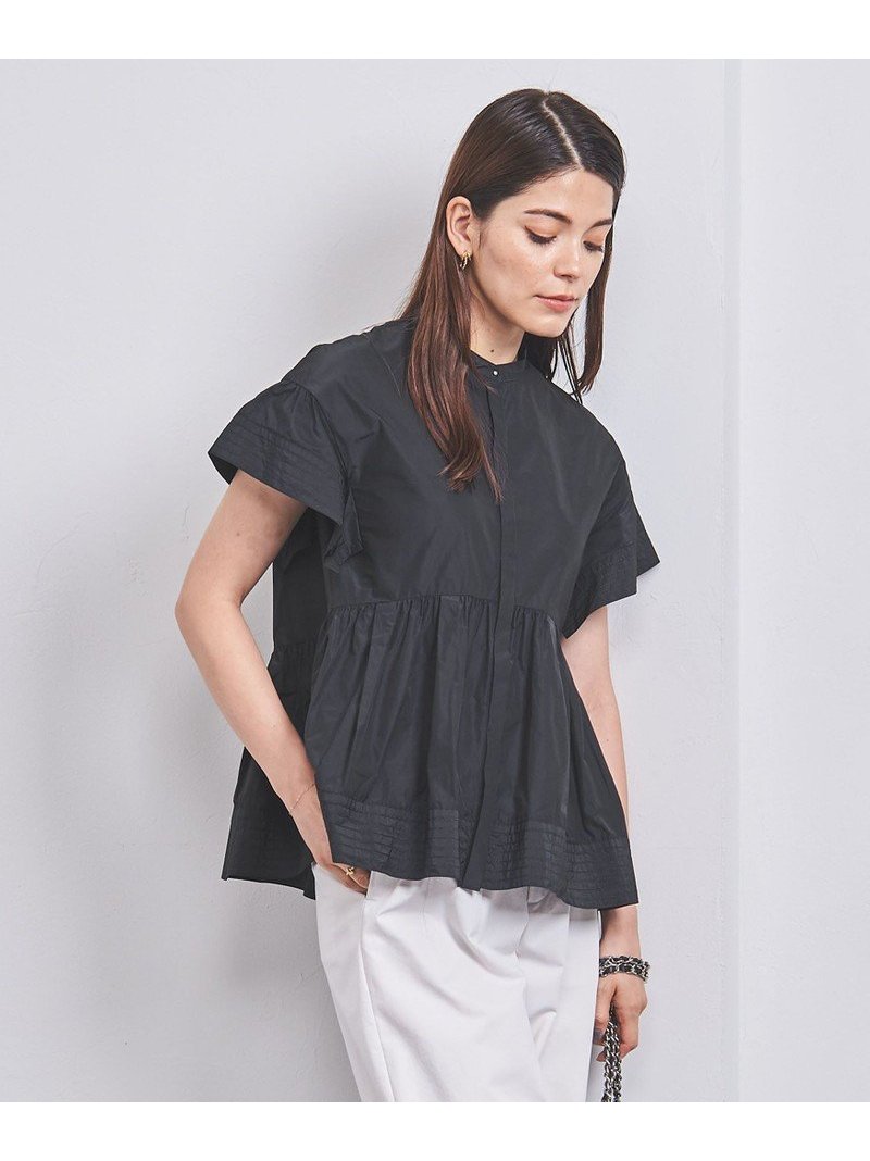 SALE／30%OFF】タフタ ステッチ ペプラム ブラウス UNITED ARROWS 
