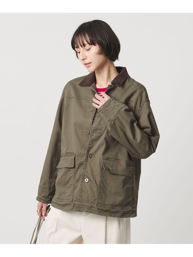 【別注】＜TICCA＞ありがた味 上衣 UNITED ARROWS ユナイテッドアローズ ジャケット・アウター カバーオール・ワークジャケット 緑であること【貨物輸送無料】[ Fashion]