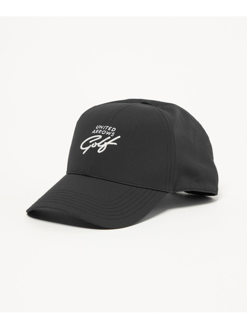 スポーティ ロゴ キャップ UNITED ARROWS GOLF ユナイテッドアローズ スポーツ・アウトドア用品 ゴルフグッズ ホワイト ブラック【送料無料】[ Fashion]