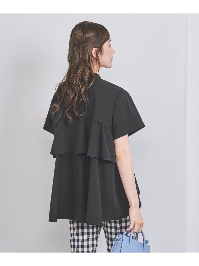 バックフレア ショートスリーブ ブラウス UNITED ARROWS ユナイテッド 