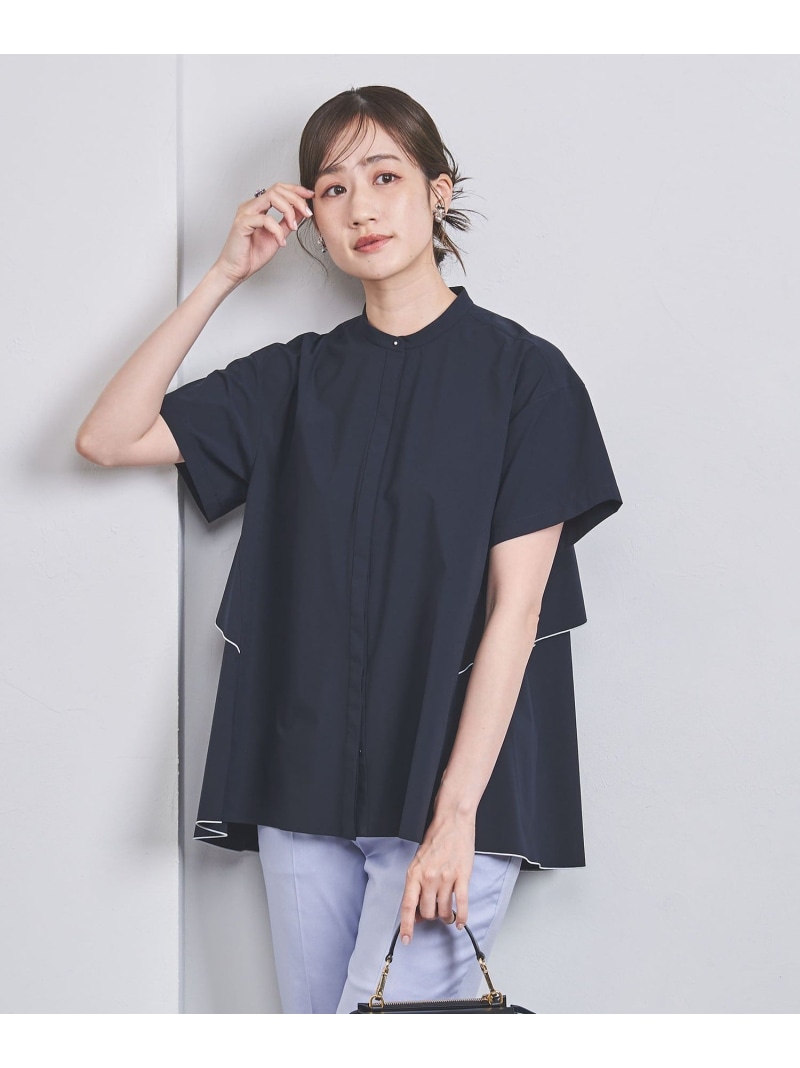 バックフレア ショートスリーブ ブラウス UNITED ARROWS ユナイテッド 