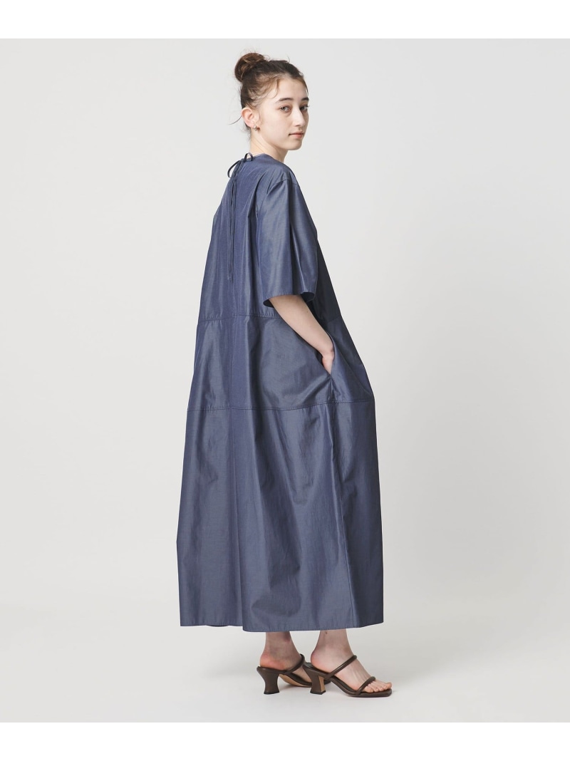 【SALE／30%OFF】デニムライク ブライトローン ワンピース -ウォッシャブル- UNITED ARROWS ユナイテッドアローズ ワンピース・ドレス ワンピース グレー【RBA_E】【送料無料】[ Fashion]｜UNITED ARROWS 15,060円