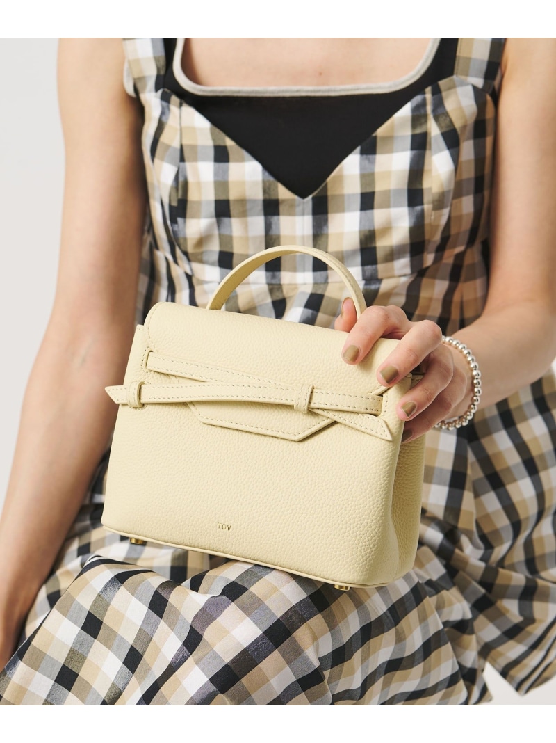＜TOV＞MIMI バッグ MINI UNITED ARROWS ユナイテッドアローズ バッグ ハンドバッグ ブラック【送料無料】[ Fashion]｜UNITED ARROWS 24,420円