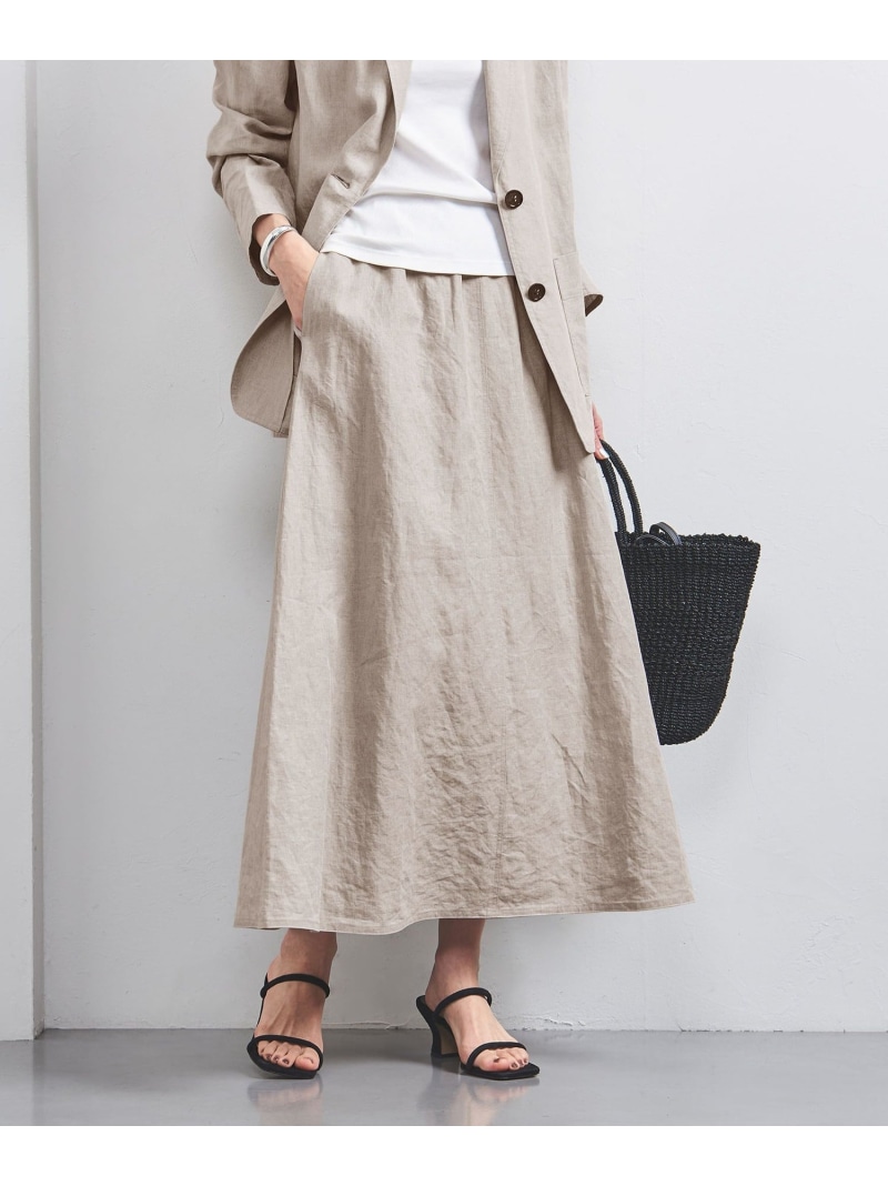 ASTRAET スカート 「ASTRAET」テンジクxシフォン レイヤード