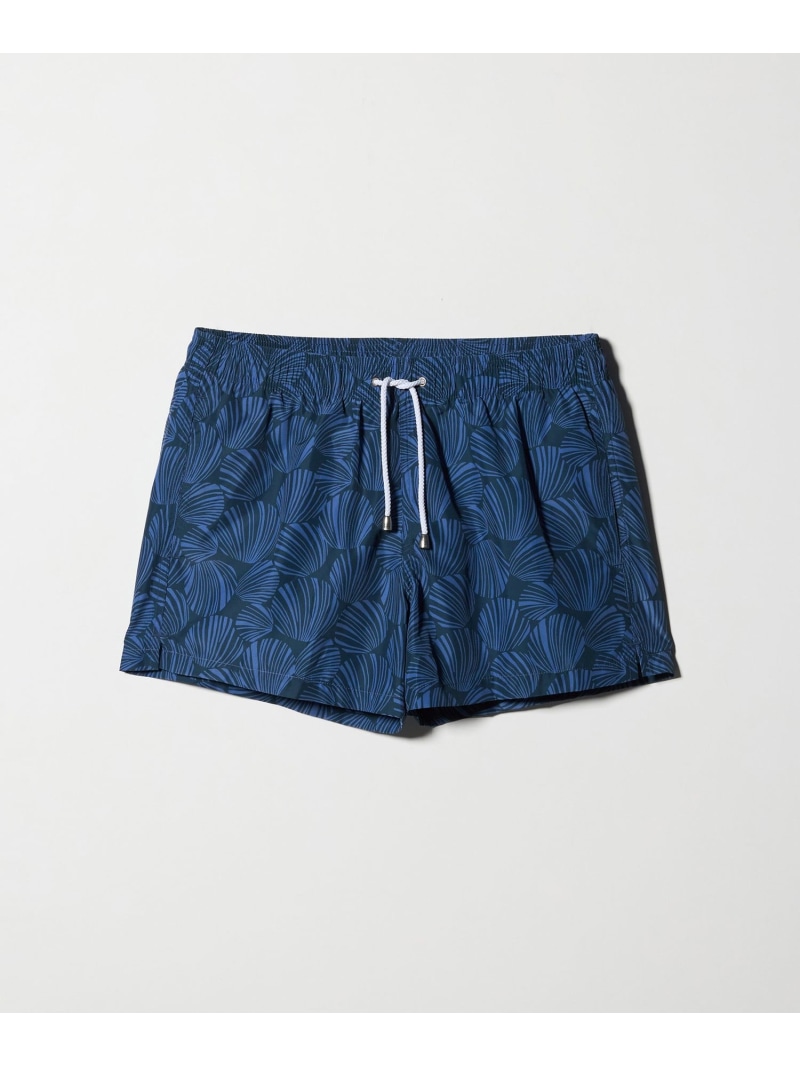 ＜ARCURI＞リーフ プリント スイム ショーツ UNITED ARROWS ユナイテッドアローズ 水着・スイムグッズ 水着 グリーン ネイビー【送料無料】[ Fashion]