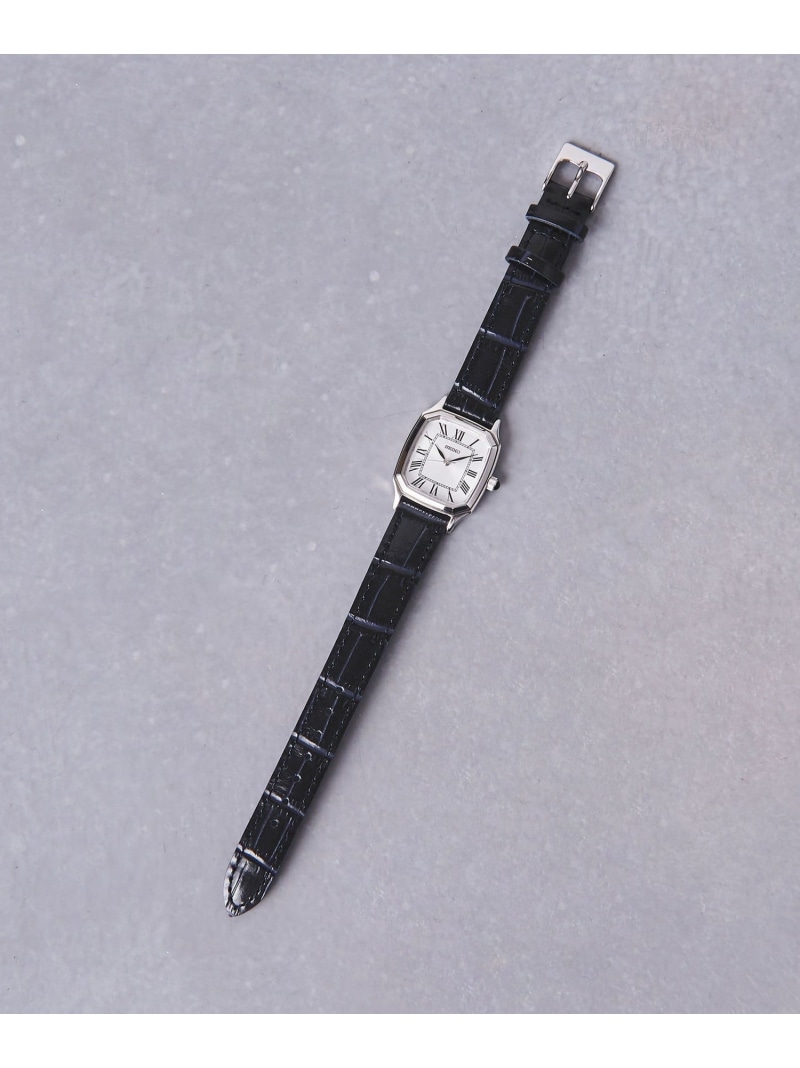 別注】＜SEIKO＞スクエア レザー 腕時計 UNITED ARROWS ユナイテッド