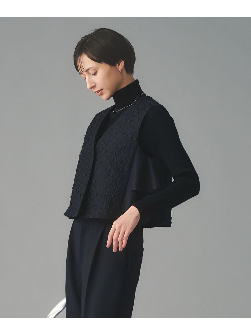 【SALE／40%OFF】お花 カットジャガード 二人組 限りない UNITED ARROWS ユナイテッドアローズ トップス 限りない・ジレ 米国海軍【RBA_E】【貨物輸送無料】[ Fashion] トップス-ベスト・ジレ