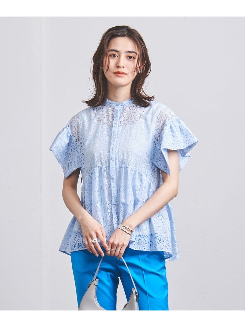 SALE／30%OFF】オパールプリント ギャザー ブラウス UNITED ARROWS 