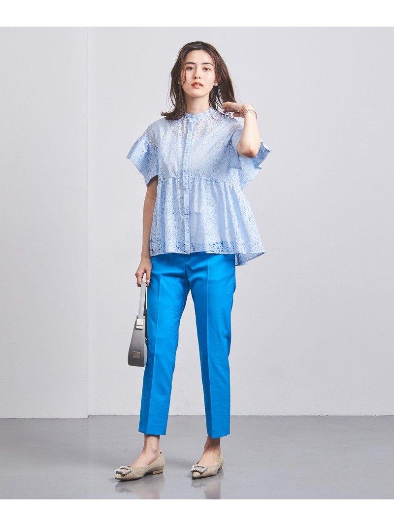SALE／30%OFF】オパールプリント ギャザー ブラウス UNITED ARROWS 