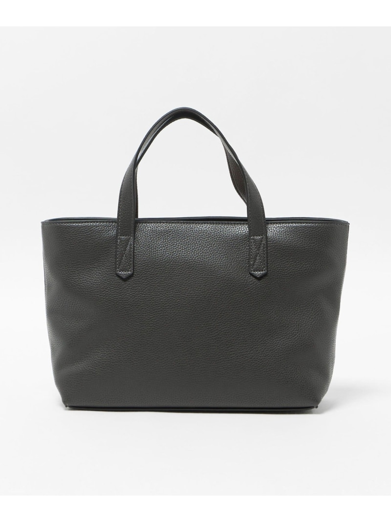 レザーライク トートバッグS UNITED ARROWS ユナイテッドアローズ バッグ トートバッグ グレー ブラック【送料無料】[ Fashion]