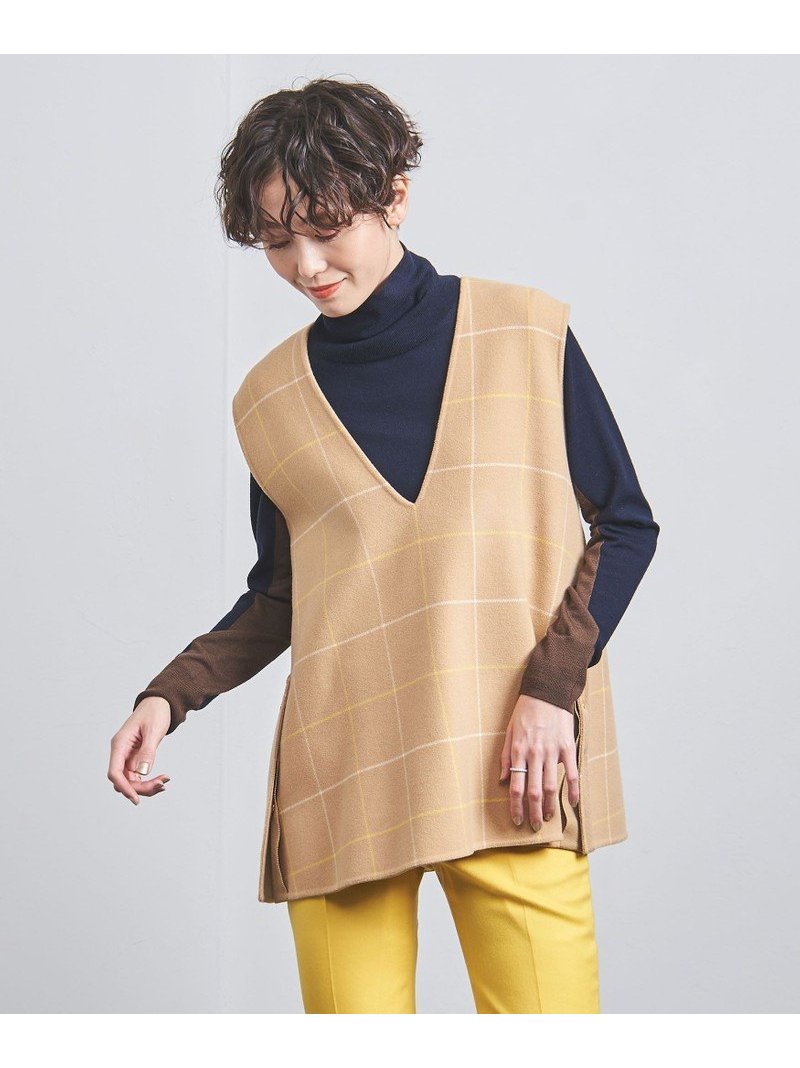 90%以上節約 リバーシブル Vネック ベスト UNITED ARROWS