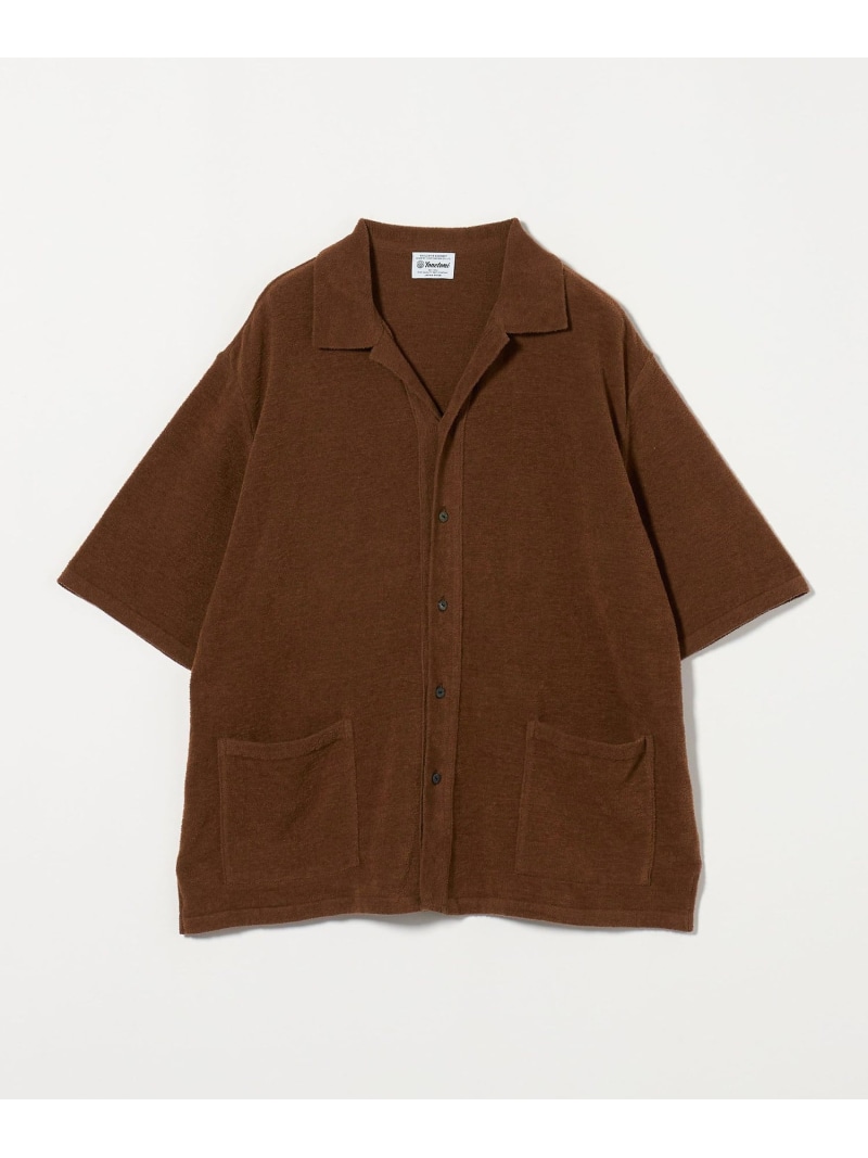 【SALE／40%OFF】【別注】＜Yonetomi＞ ビーチシャツ UNITED ARROWS ユナイテッドアローズ アウトレット トップス シャツ・ブラウス ホワイト ブラウン ブラック【RBA_E】【送料無料】[ Fashion]
