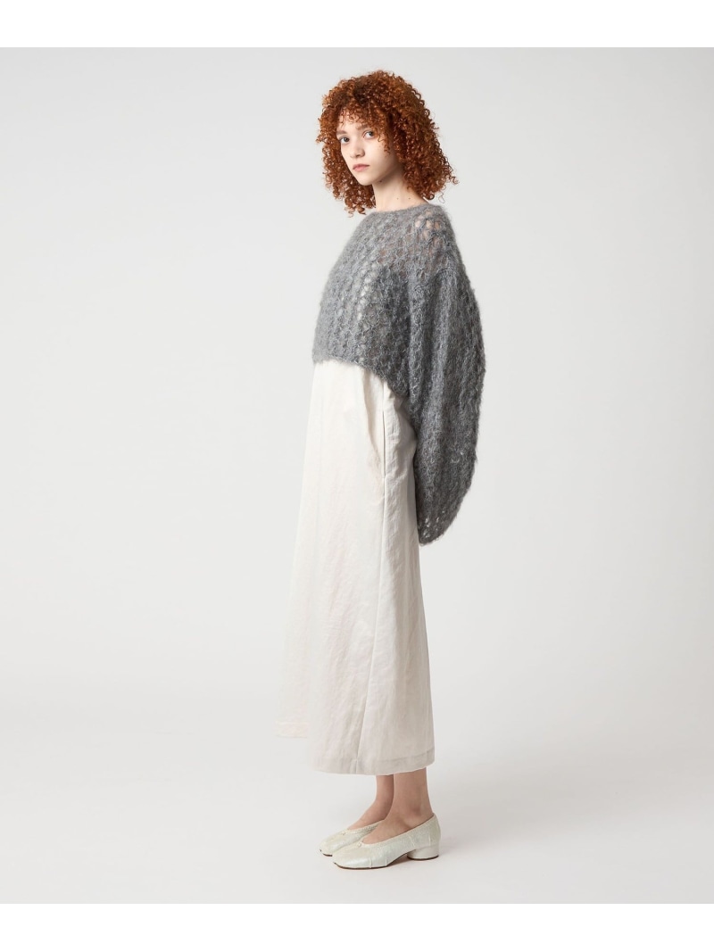 【SALE／50%OFF】＜6(ROKU)＞モヘヤウール  メッシュ 編み物 6(ROKU) ユナイテッドアローズ 逃げ口 トップス 編み物 薄墨色 米国海軍【RBA_E】【貨物輸送無料】[ Fashion]