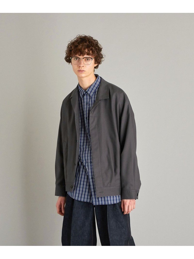 期間限定お試し価格】 Steven Alan TWILL DARUMA CAMP COLLAR BLOUSON