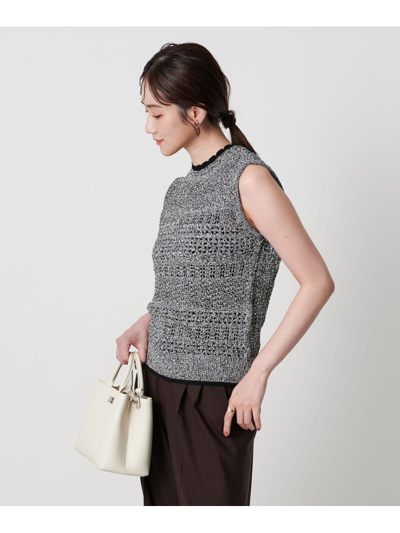 【SALE／30%OFF】YTM ノースリーブ ニット UNITED ARROWS ユナイテッドアローズ アウトレット トップス ニット ブラウン【RBA_E】【送料無料】[ Fashion]