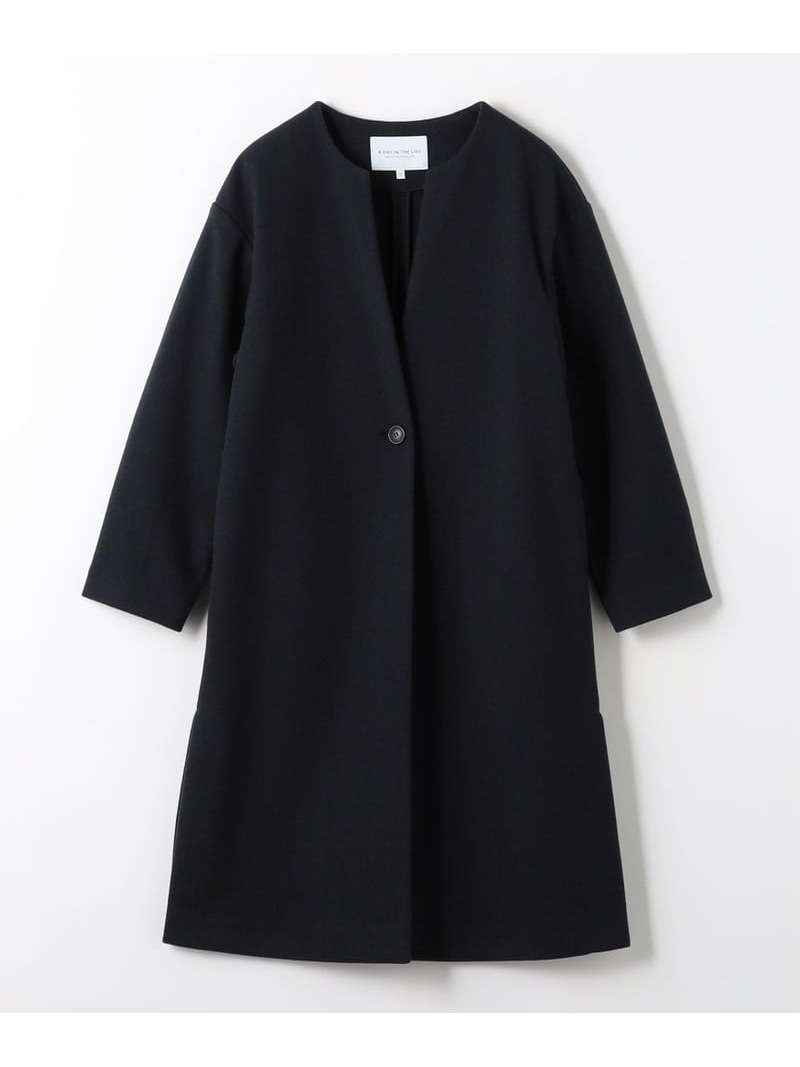 【楽天市場】【SALE／40%OFF】ニットメルトン キーネックコート＜A DAY IN THE LIFE＞ a day in the ...