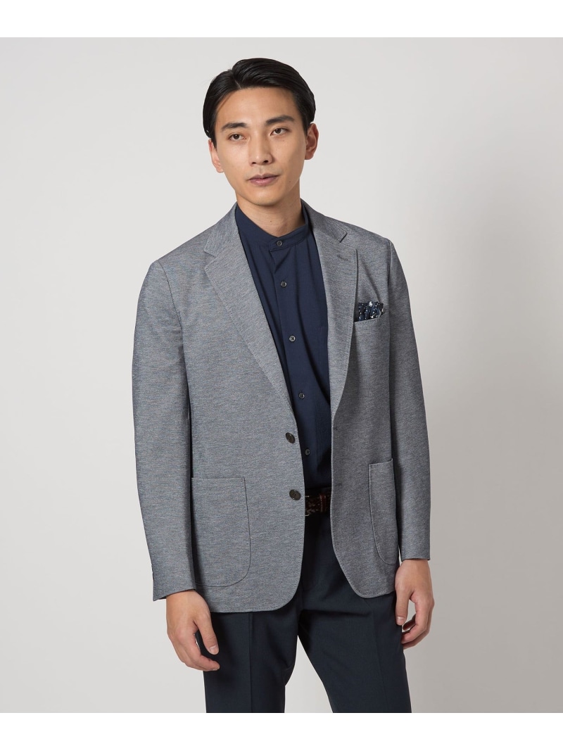 【SALE／40%OFF】ポリエステル ティーシャツ カノコ 2B 上衣 -ウォッシャブル・ストレッチ・吸水速乾- UNITED ARROWS green label relaxing ユナイテッドアローズ 降車口 ジャケット・アウター テーラードジャケット・ブレザ【RBA_E】【貨物輸送無料】[ Fashion] メンズファッション-コート・ジャケット