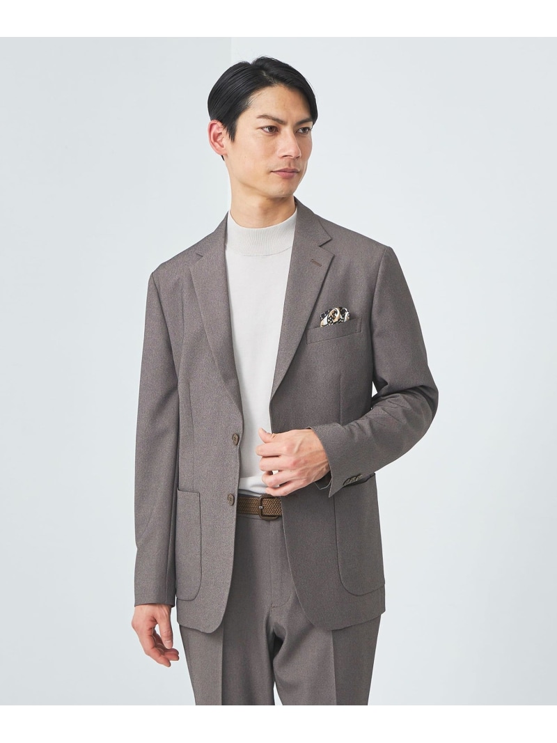 【SALE／50%OFF】A+ PEシャークスキン 2B スタンダード ジャケット -ウォッシャブル・ストレッチ・防シワ- UNITED ARROWS green label relaxing ユナイテッドアローズ アウトレット ジャケット・アウター テーラードジャケット・ブレ【RBA_E】【送料無料】[ Fashion]