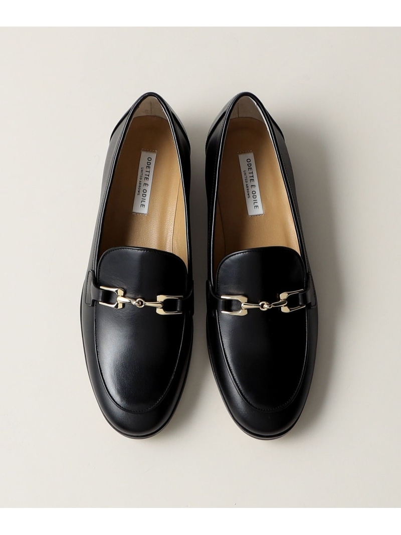 【SALE／70%OFF】SLビットローファー 木目細か25↓↑ ODETTE E ODILE ユナイテッドアローズ 逃げ道 シューズ・靴 置き目毛皮 黒いこと 薄墨色 赤銅色【RBA_E】【貨物輸送無料】[ Fashion]