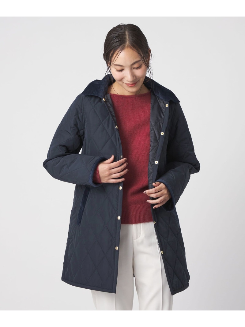 【SALE／30%OFF】キルティング 2WAY フーデッドコート ＜A DAY IN THE LIFE＞ a day in the life ユナイテッドアローズ アウトレット ジャケット・アウター ステンカラーコート ネイビー グリーン ブラック【RBA_E】【送料無料】[ Fashion]