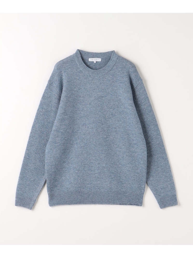 ◎サイズＬ◎　極美品！！　【ユナイテッドアローズ】　繊細素材ミドルゲージ　■タートルネックセーター■　グレー/秋冬/スーツ　■ UNITED ARROWS（ユナイテッドアローズ）の「ミドルゲージ アゼ クルー