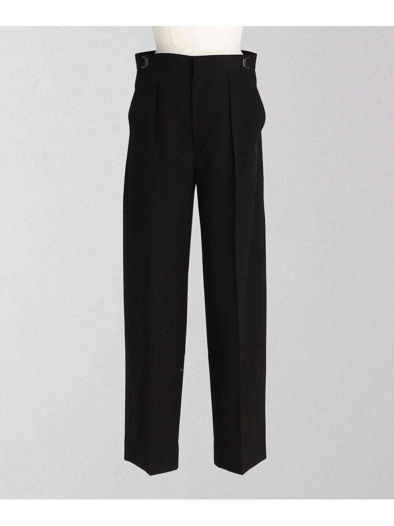【SALE／70%OFF】＜LOEFF＞ポプリン はたご屋タック アジャスト ズボン下 MEN\u0027S LOEFF ユナイテッドアローズ 逃げ口 ズボン下 余分の物のズボン下 黒いこと【RBA_E】【貨物輸送無料】[ Fashion]