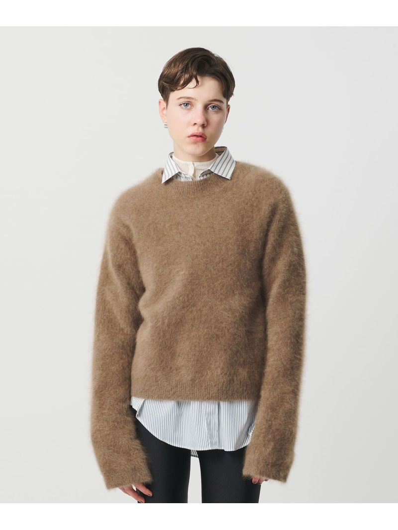 【SALE／30%OFF】＜H＞チャイニーズラクーン 編み物 BEAUTY\u0026YOUTH UNITED ARROWS ユナイテッドアローズ 逃げ口 トップス 編み物 ベージュ 薄墨色 米国海軍【RBA_E】【貨物輸送無料】[ Fashion]