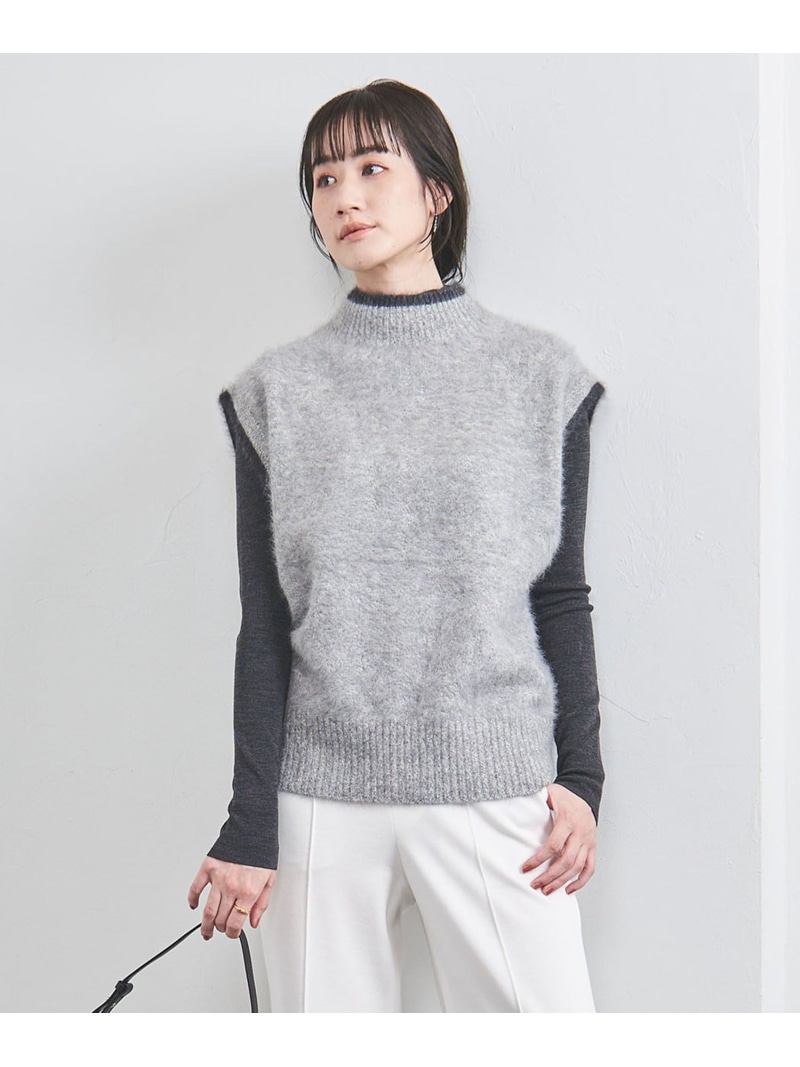 楽天市場】＜conte＞ウール ローゲージ ニットベスト conte