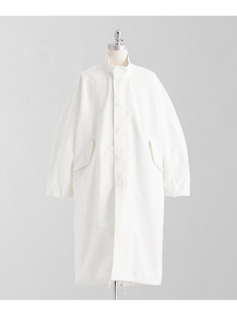 【SALE／70%OFF】＜LOEFF＞TCオックス ミリタリー スタンドカラー コート UNISEX LOEFF ユナイテッドアローズ アウトレット ジャケット・アウター その他のジャケット・アウター ホワイト【RBA_E】【送料無料】[ Fashion]
