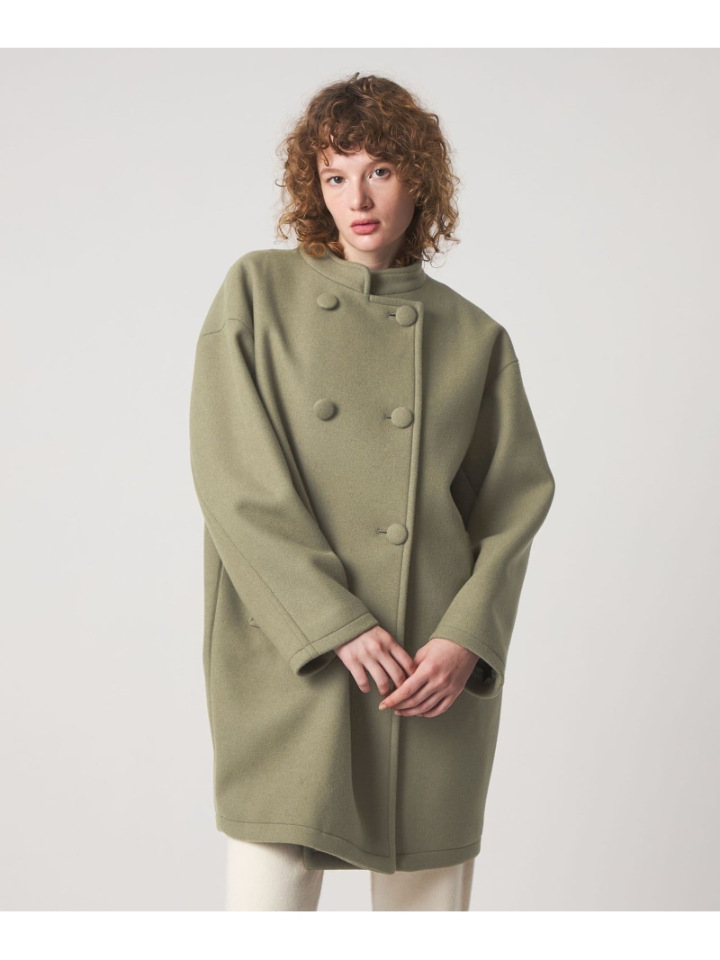 【SALE／30%OFF】＜Steven Alan＞ビーバー 照明ランプ色つや 厚地の外套 Steven Alan ユナイテッドアローズ 逃げ口 ジャケット・アウター 余分の物のジャケット・アウター 緑であること 黒いこと【RBA_E】【貨物輸送無料】[ Fashion]