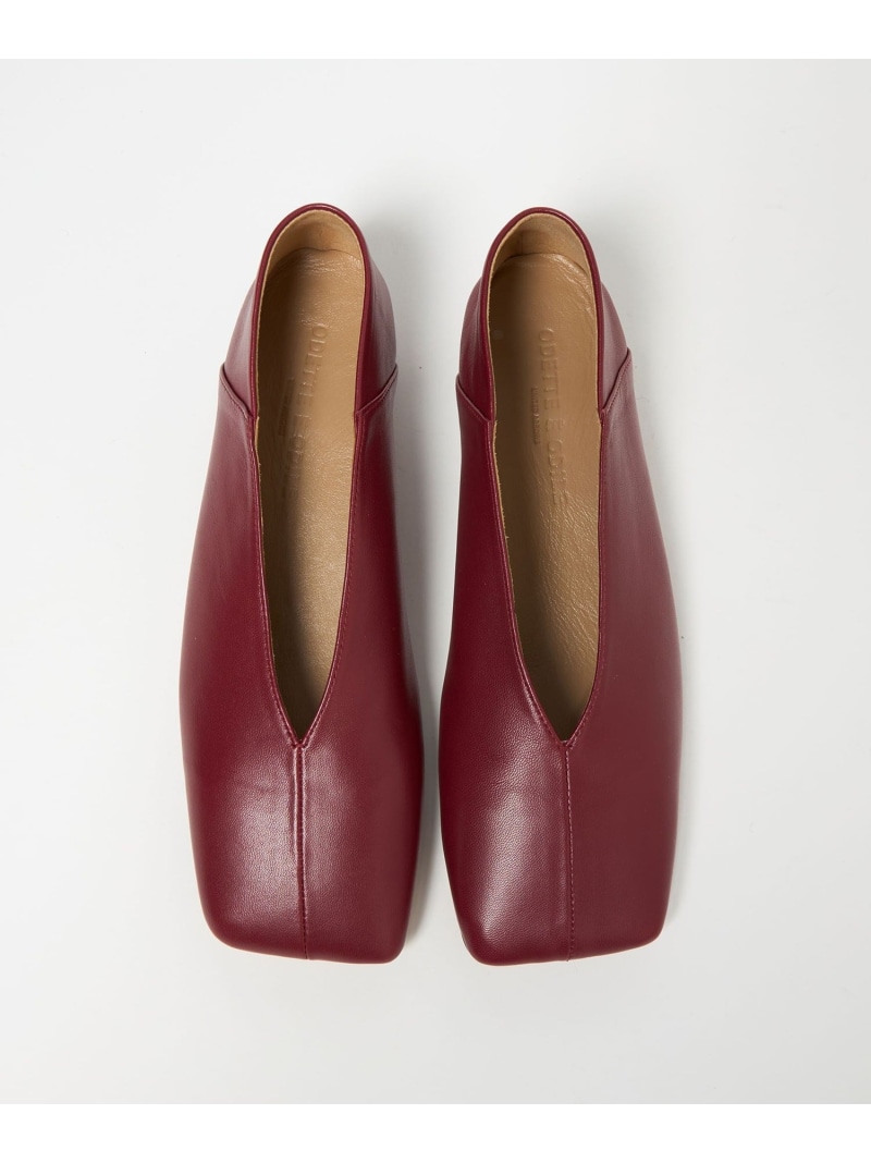 【SALE／50%OFF】オブリークスクエアトゥフラット15&darr;&uarr; ODETTE E ODILE ユナイテッドアローズ アウトレット シューズ・靴 パンプス レッド ブラウン ホワイト ブラック ゴールド【RBA_E】【送料無料】[ Fashion]｜UNITED ARROWS LTD. OUTLET