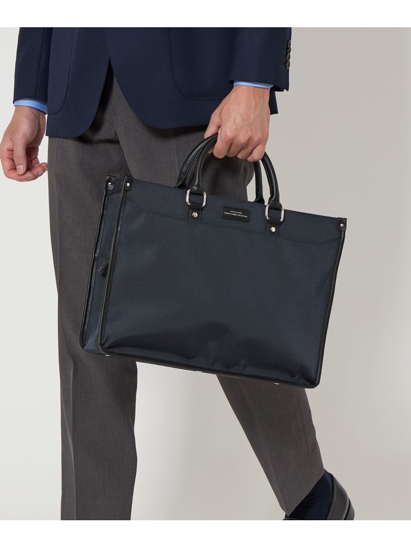 【SALE／30%OFF】PE ツイル 2WAY ブリーフ容れもの -撥水- UNITED ARROWS green label relaxing ユナイテッドアローズ 降車口 御徒面子 ビジネスバッグ・ブリーフケース 黒いこと 米国海軍【RBA_E】【貨物輸送無料】[ Fashion]