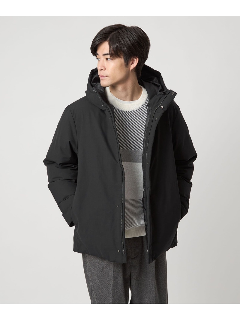 T/W  ボンネット 落ちこむ 上衣 UNITED ARROWS green label relaxing ユナイテッドアローズ 逃げ道 ジャケット・アウター ダウンジャケット・ダウンベスト 米国海軍 薄墨色 黒いこと【貨物輸送無料】[ Fashion]