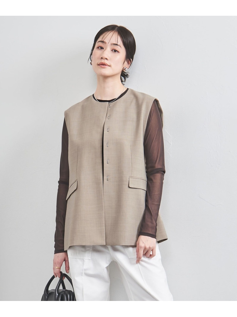 【美品】ユナイテッドアローズ　Vネック　ベスト　ジレ　ベルト 楽天市場】【SALE／60%OFF】ジャカード Vネック べスト