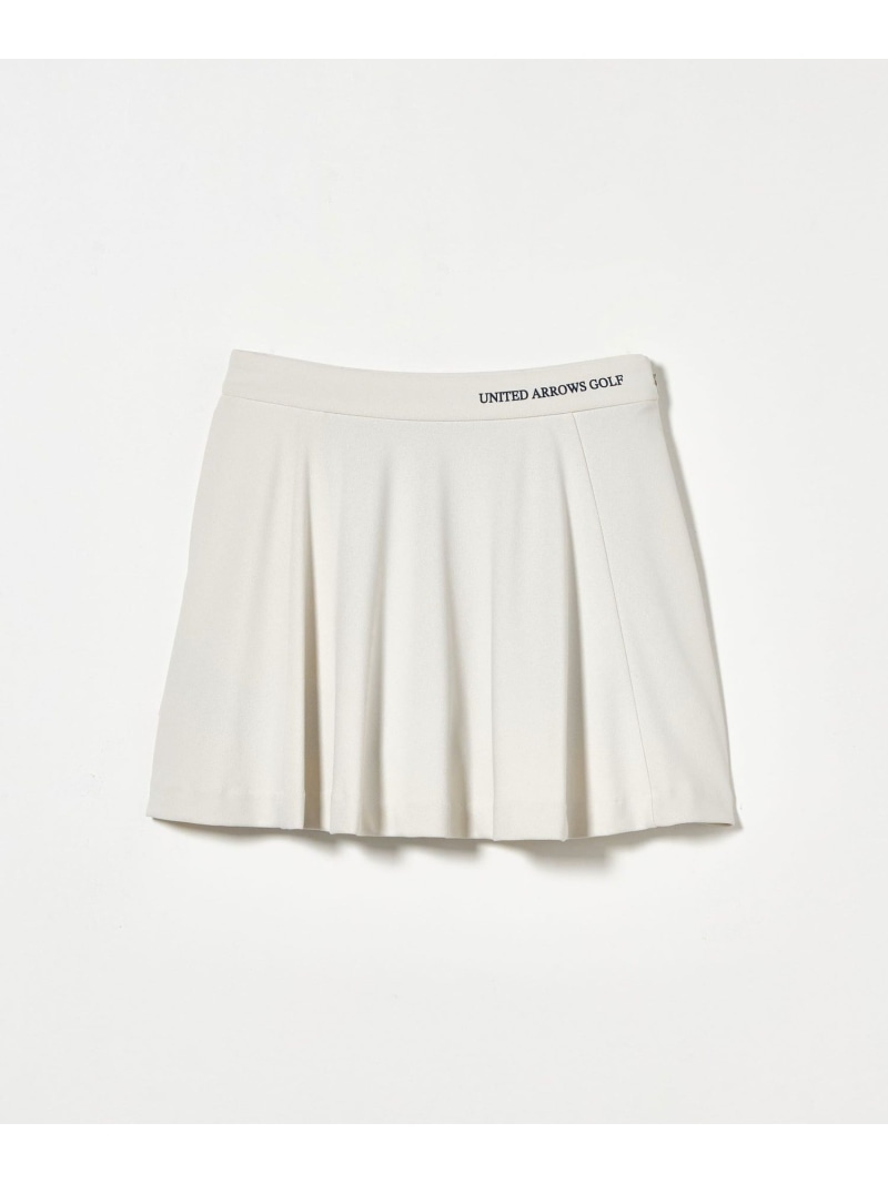 【SALE／50%OFF】フレア バックサイド プリーツ スカート UNITED ARROWS GOLF ユナイテッドアローズ アウトレット スポーツ・アウトドア用品 ゴルフグッズ ホワイト ネイビー【RBA_E】【送料無料】[ Fashion]