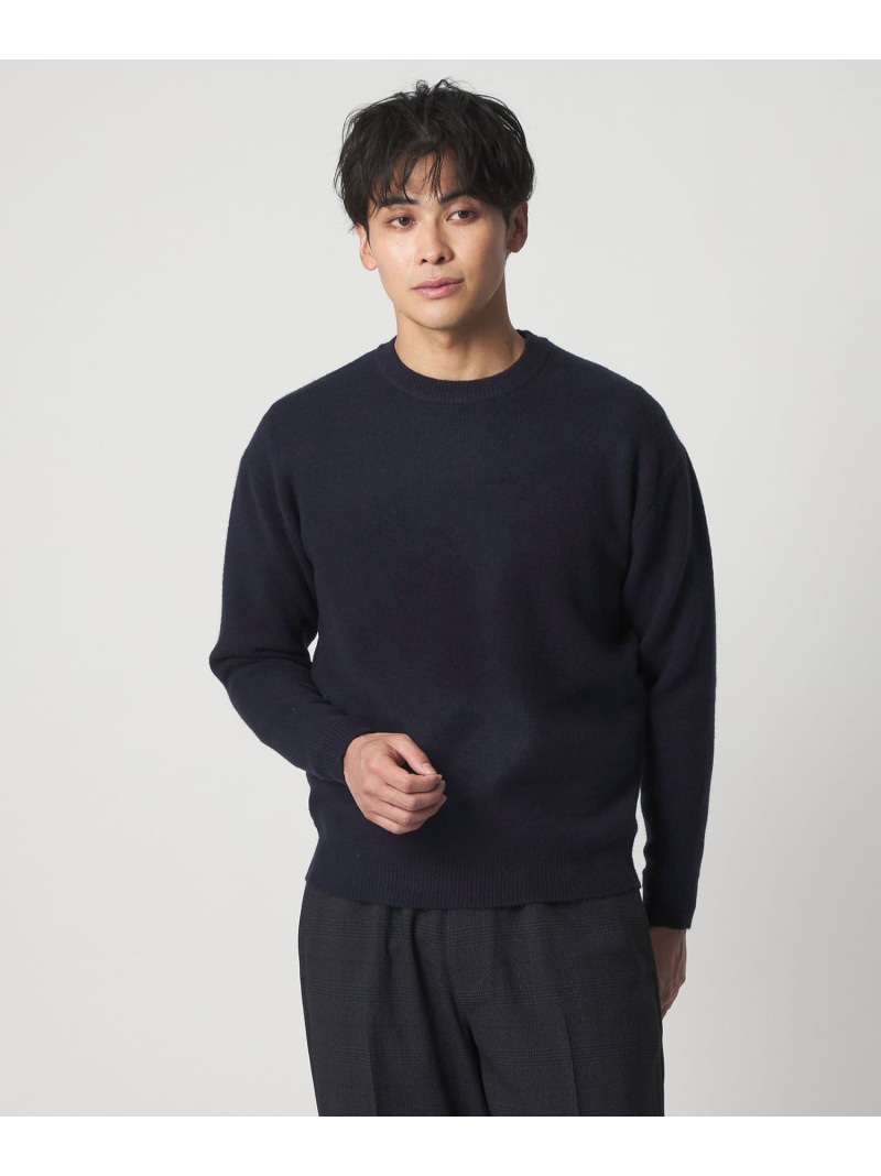 【SALE／30%OFF】ミドルゲージ アンゴラミックス クルーネック ニット-ウォッシャブル-＜A DAY IN THE LIFE＞ a day in the life ユナイテッドアローズ アウトレット トップス ニット グレー ピンク ネイビー ホワイト【RBA_E】【送料無料】[ Fashion]