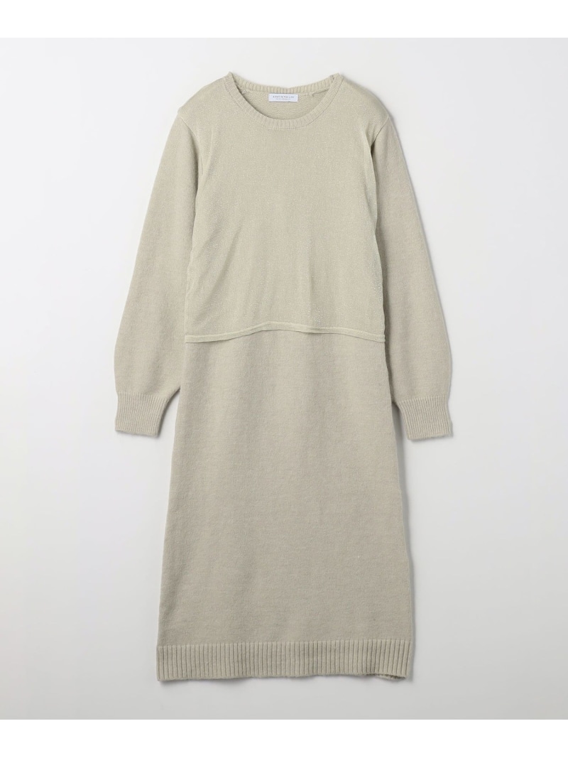 楽天市場】【SALE／70%OFF】圧縮スムースドッキングニットワンピース