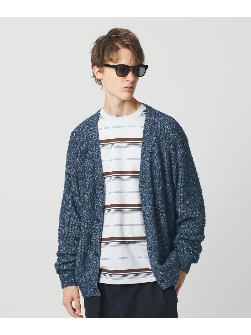 【SALE／30%OFF】＜CGS.＞ミックス ジャギー アゼ カーディガン California General Store ユナイテッドアローズ アウトレット トップス カーディガン ネイビー【RBA_E】【送料無料】[ Fashion]