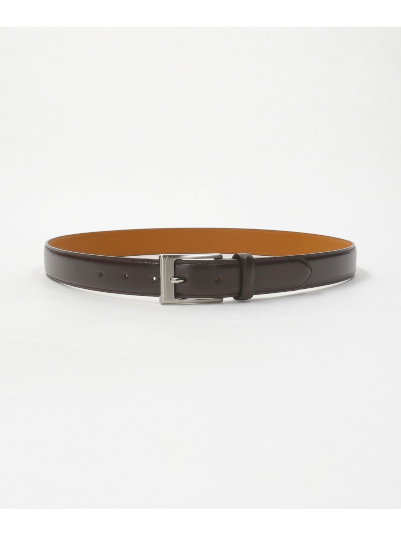 スムース グロス ステッチベルト 30mm＜A DAY IN THE LIFE＞ a day in the life ユナイテッドアローズ アウトレット ファッション雑貨 ベルト ブラック ブラウン【送料無料】[ Fashion]