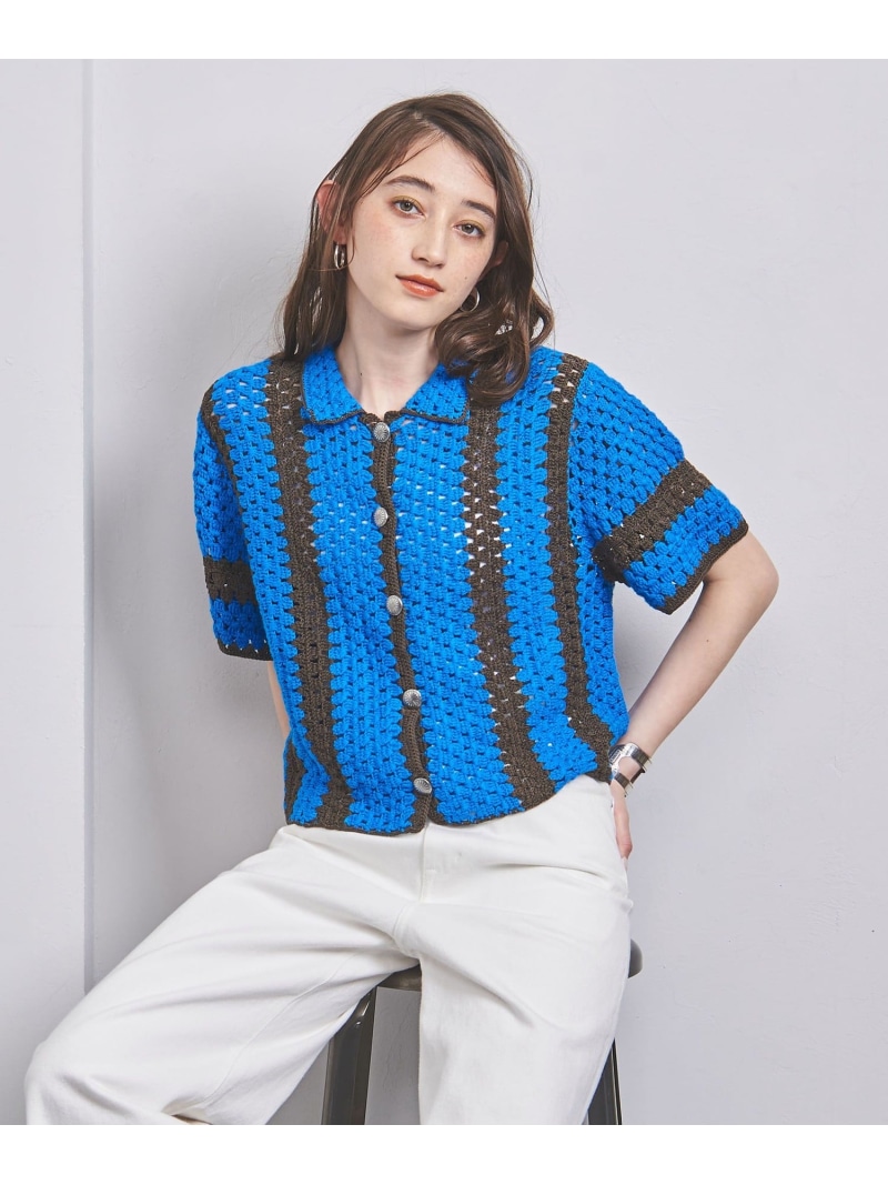 【楽天市場】【SALE／30%OFF】クロシェ ショートスリーブ ニット UNITED ARROWS ユナイテッドアローズ アウトレット ...