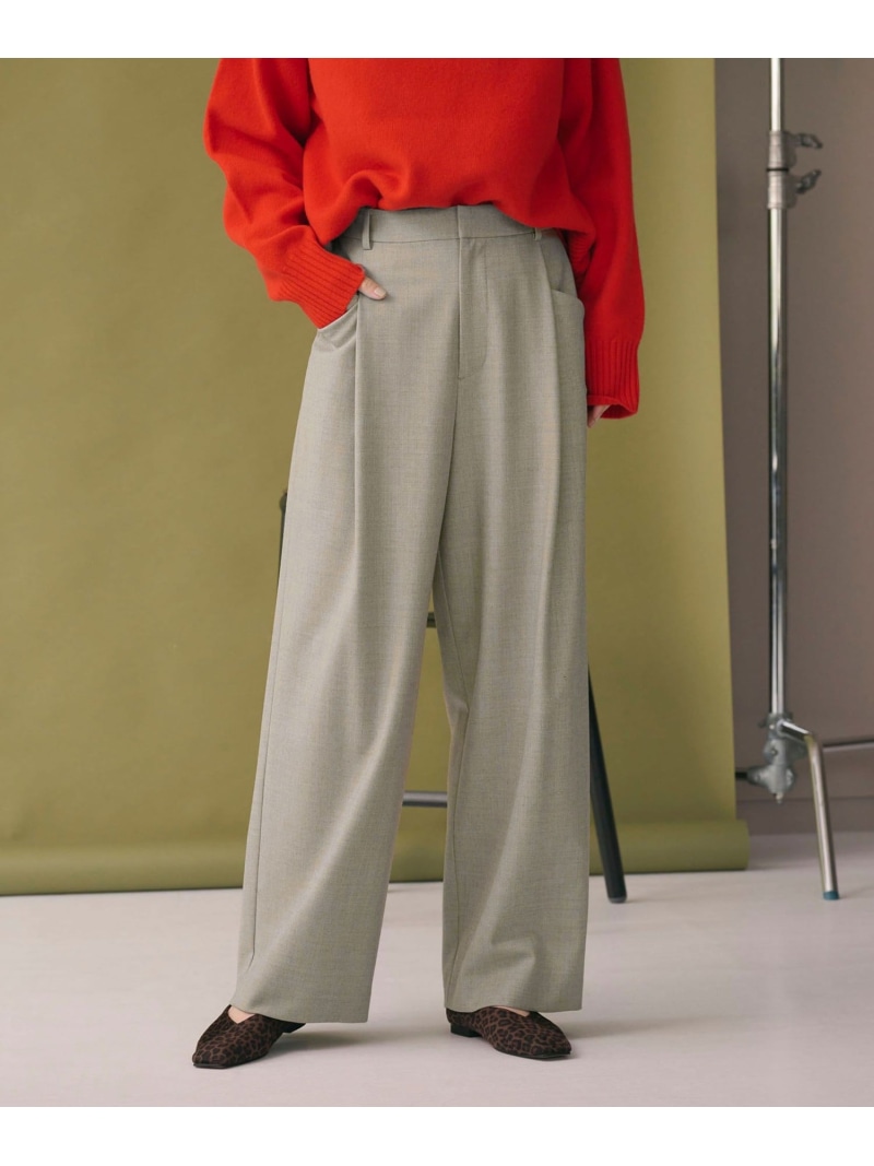 羊毛入り合わせる ツイルバックゴムパンツ ウォッシャブル BEAUTY\u0026YOUTH UNITED ARROWS ユナイテッドアローズ 降車口 ズボン下 余分の物のズボン下 サクラ色 ベージュ 薄墨色【貨物輸送無料】[ Fashion]