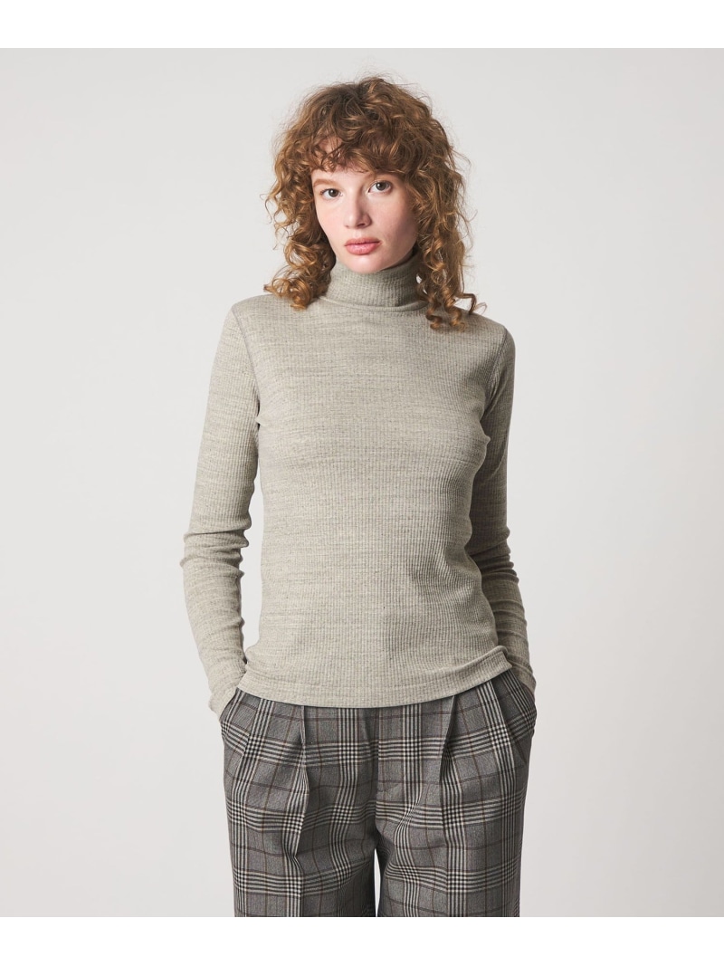 【SALE／40%OFF】＜Steven Alan＞綿織物 肋筋 タートルネック カットソー Steven Alan ユナイテッドアローズ 逃げ口 トップス カットソー・プルオーバー 白いこと 薄墨色【RBA_E】【貨物輸送無料】[ Fashion]