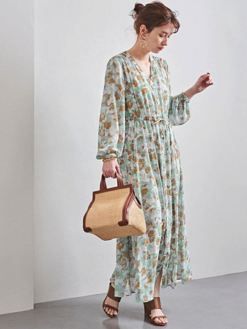 60 Off Rakuten Fashion Sale 60 Off Uwcs ウォーターフラワープリント ワンピース United Arrows ユナイテッドアローズ アウトレット ワンピース ロングワンピース マキシワンピース イエロー グリーン Rba E 残りわずか Dinemore Lk