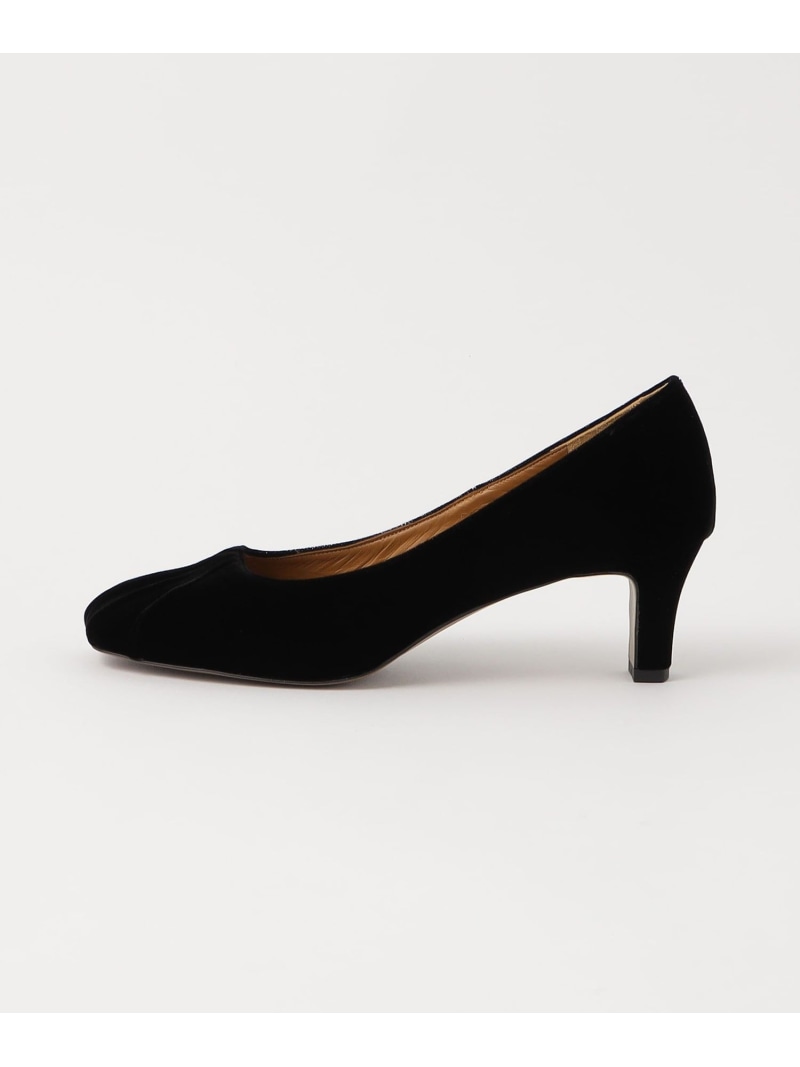 【SALE／80%OFF】＜OE＞VELOUR PUMPUS/シューズ 6(ROKU) ユナイテッドアローズ アウトレット シューズ・靴 パンプス ブラック【RBA_E】【送料無料】[ Fashion]