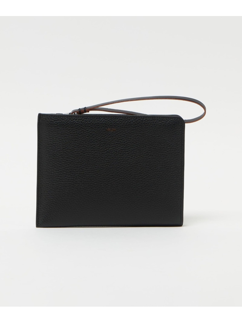 【SALE／50%OFF】＜hALON＞ ポーチ M UNITED ARROWS ユナイテッドアローズ アウトレット バッグ クラッチバッグ ブラック【RBA_E】【送料無料】[ Fashion]