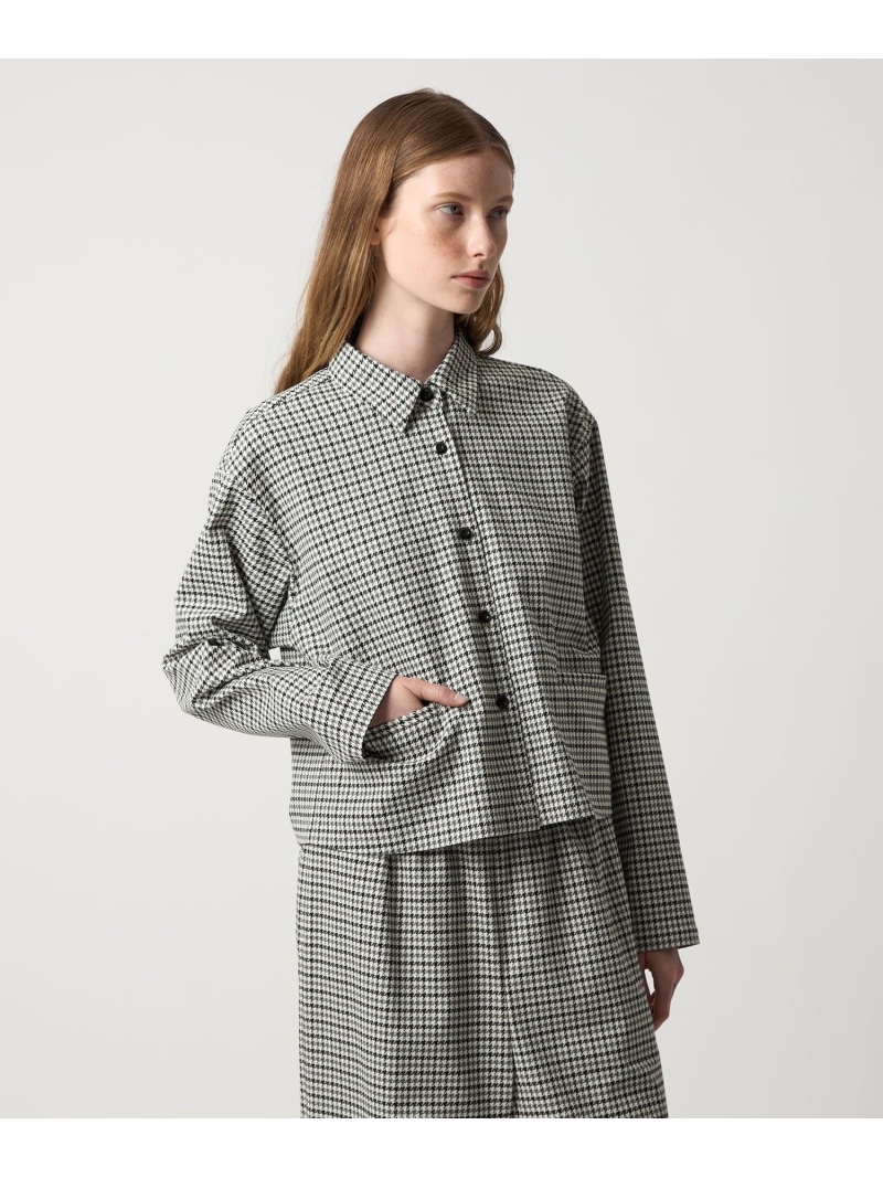 【SALE／50%OFF】＜Steven Alan＞ハウンドトゥース プルオーバー Steven Alan ユナイテッドアローズ 逃げ口 トップス プルオーバー・トップ 白いこと【RBA_E】【貨物輸送無料】[ Fashion]