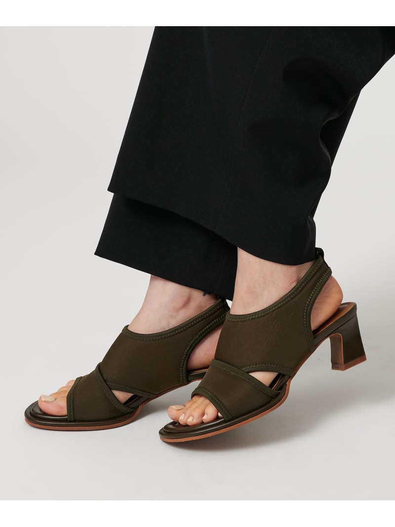 【SALE／40%OFF】ナイロン ポリウレタン カバー オープントゥ サンダル BEAUTY&YOUTH UNITED ARROWS ユナイテッドアローズ アウトレット シューズ・靴 サンダル グリーン ブラック【RBA_E】【送料無料】[ Fashion] 6,822円