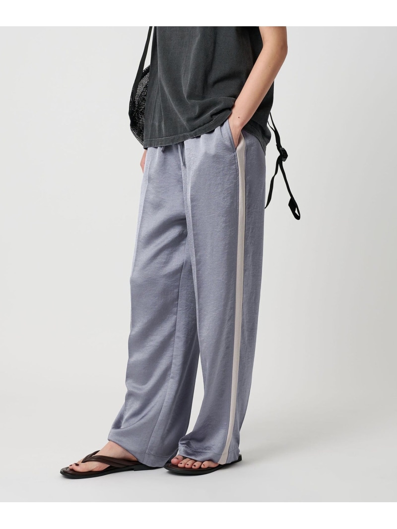【SALE／30%OFF】ポリエステルサテンサイドラインパンツ BEAUTY&YOUTH UNITED ARROWS ユナイテッドアローズ アウトレット パンツ その他のパンツ ブラック ホワイト【RBA_E】【送料無料】[ Fashion] 7,854円